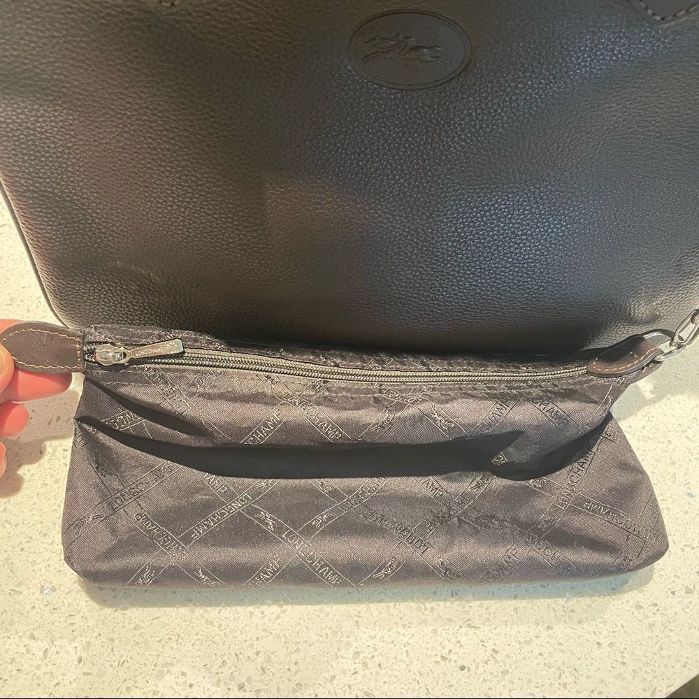 Longchamp Brown Leather Tote Bag - Picture 5 of 16